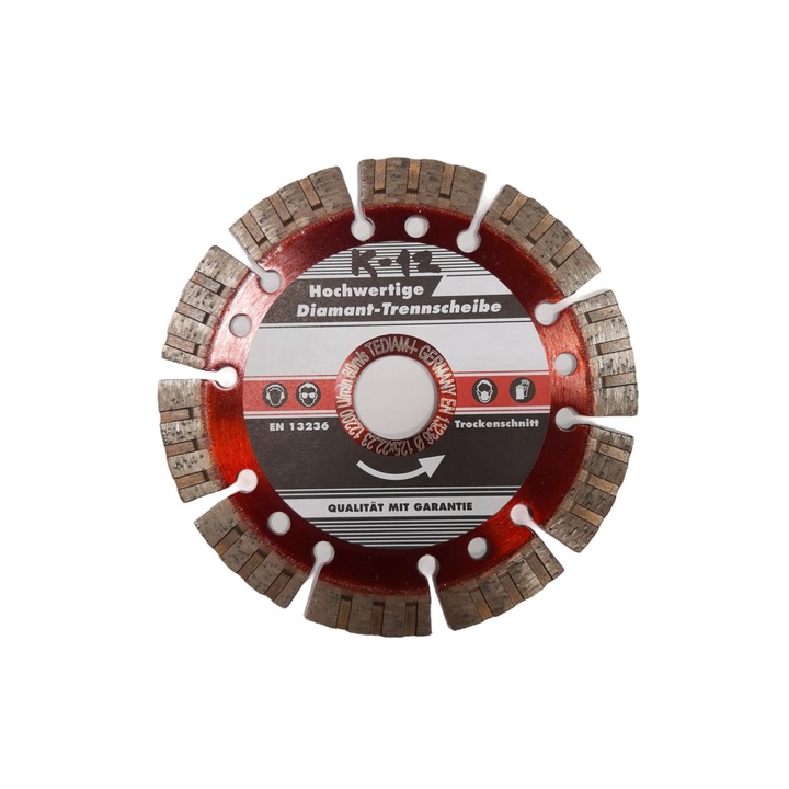 Disc diamantat Tediam, Beton/Granit, 125x22.2 mm