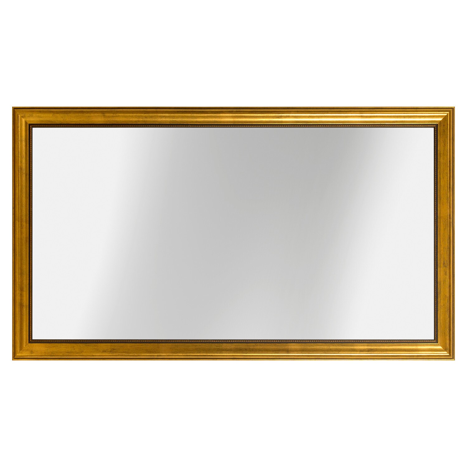 Oglinda decorativa lemn, 50 x 70cm, H42m auriu, Holzart