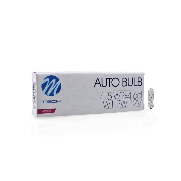 Крушка M-Tech, W1.2W, T5, W2x4.6d, 1.2W, 12V, Z29