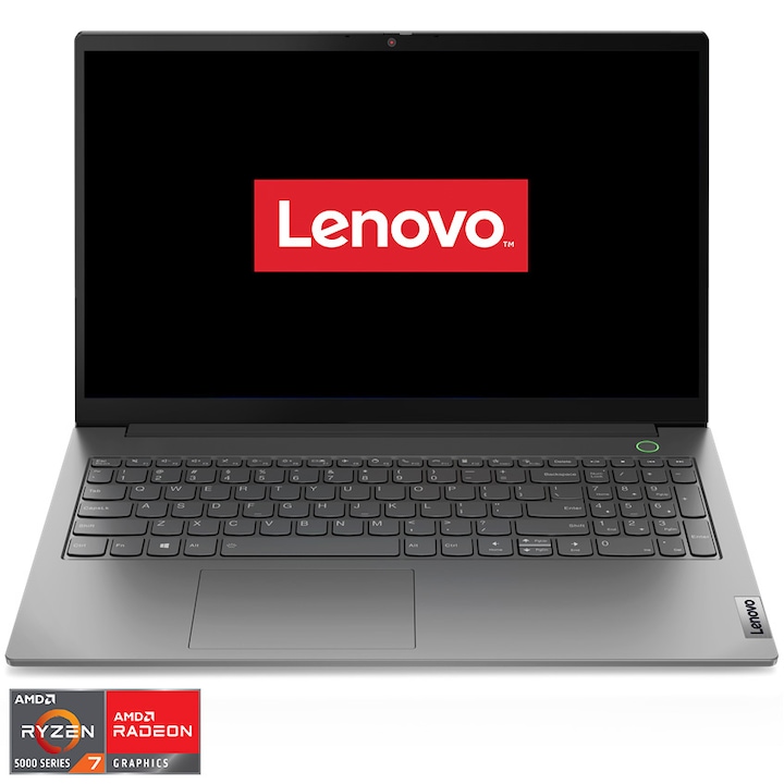 Лаптоп Lenovo ThinkBook 15 G4 ABA, AMD Ryzen™ 7 5825U до 4.5 GHz, 15.6", Full HD, IPS, 16GB, 1TB SSD, AMD Radeon™ Graphics, No OS, Mineral Grey