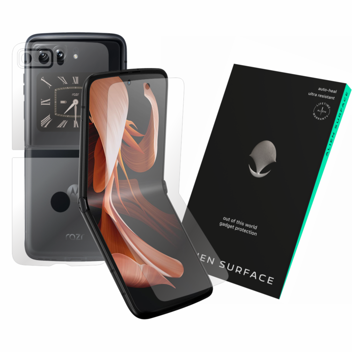 Alien Surface film, Motorola Moto Razr 2022, képernyő és hátvédelem