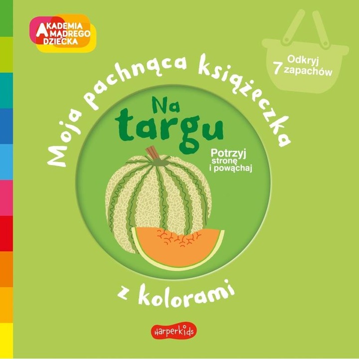 Na targu, HarperKids, Carte parfumata, 10 pagini, Multicolor