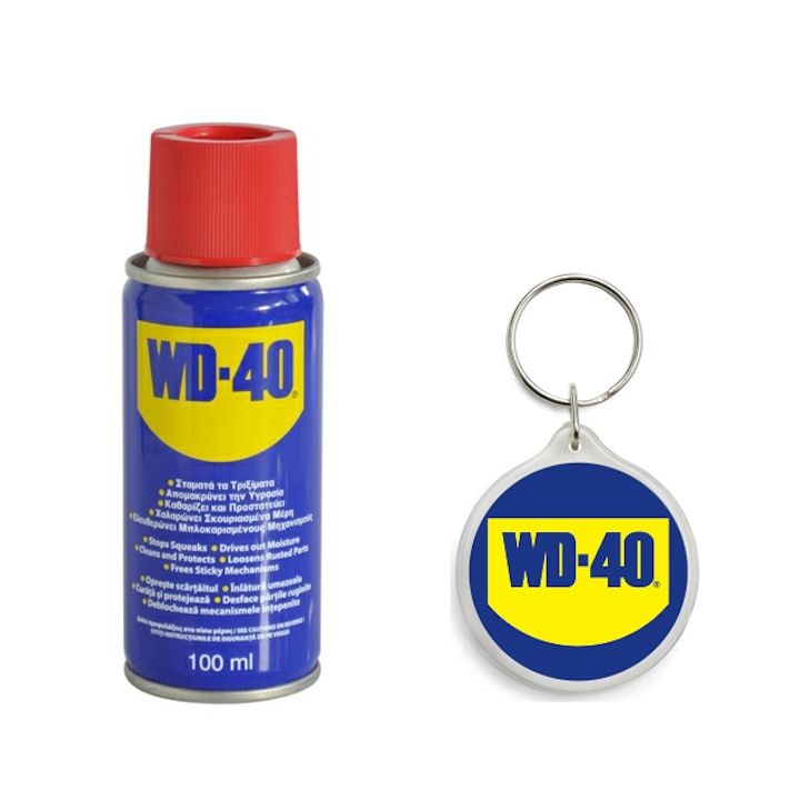 Set Spray Lubrifiant Multifunctional Wd-40 100Ml cu Breloc WD-40