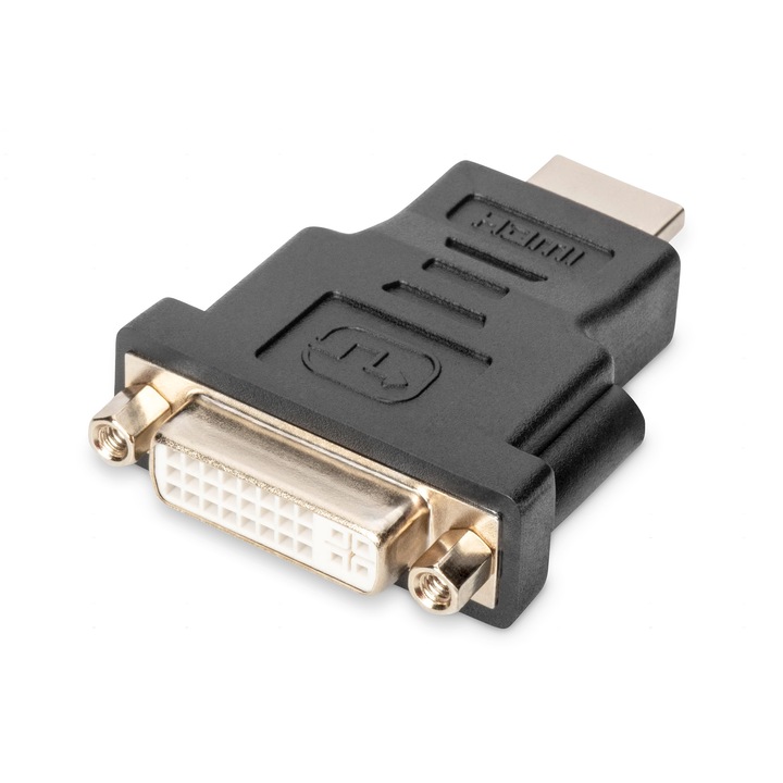 HDMI към DVI-I 24+5 пинов адаптер, баща-майка, Digitus