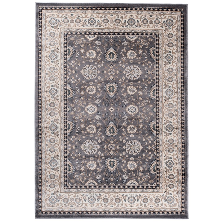 Covor pentru living, Tapiso, Polipropilena, 300x400 cm, Gri
