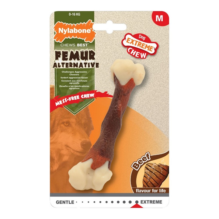 Jucarie dentitie caini, Nylabone, Maro