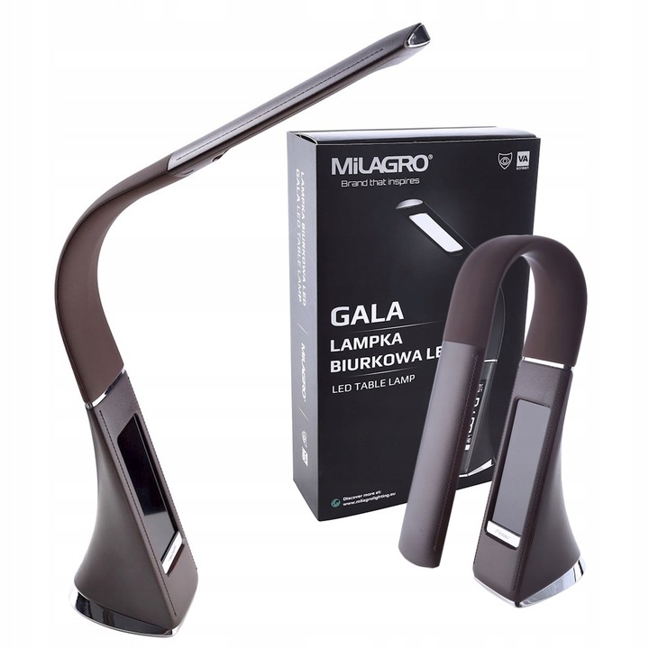 Irodai lámpa, Milagro, Led, 6 W, Barna