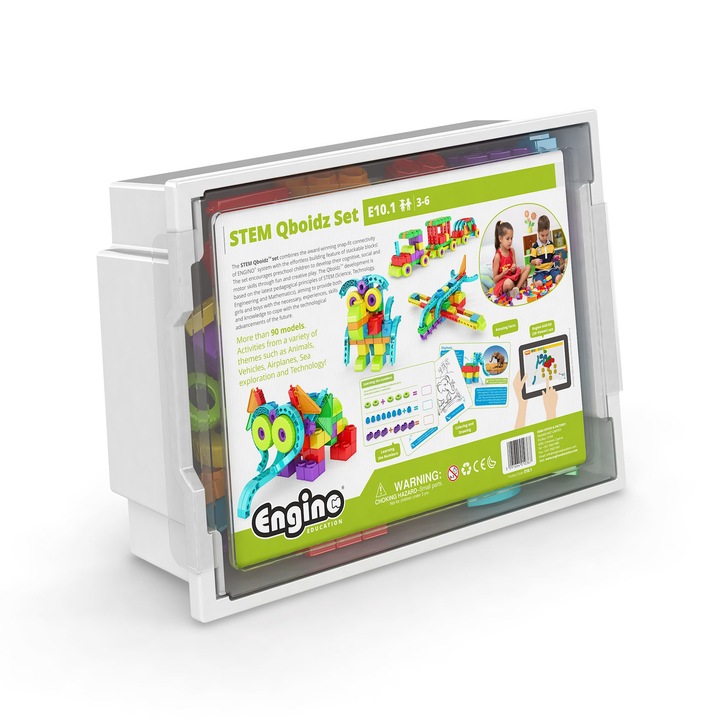 Kit constructie, Engino, Plastic, Multicolor