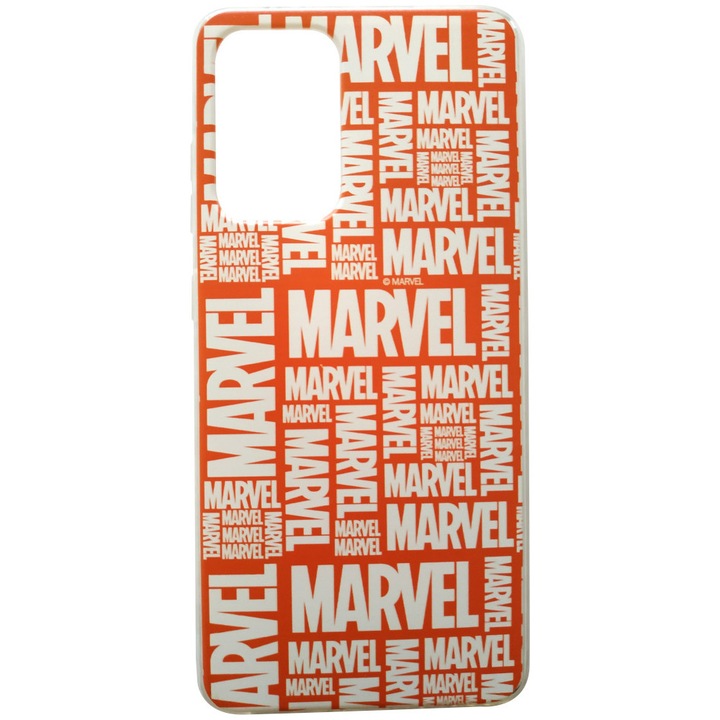 Husa telefon, Marvel, Pentru Samsung Galaxy A52 5G/Galaxy A52/Galaxy A52s 5G, Rosu/Alb