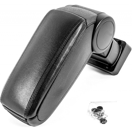 Подлакътник за кола, VW GOLF 4 1998-2004, Черен, Екологична кожа - eMAG.bg