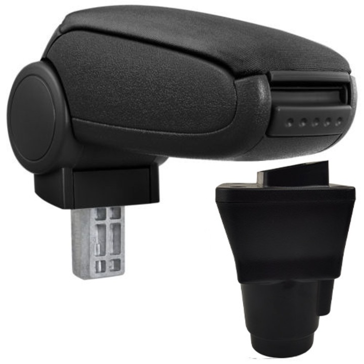 Cotiera auto compatibila Dacia Duster negru material textil