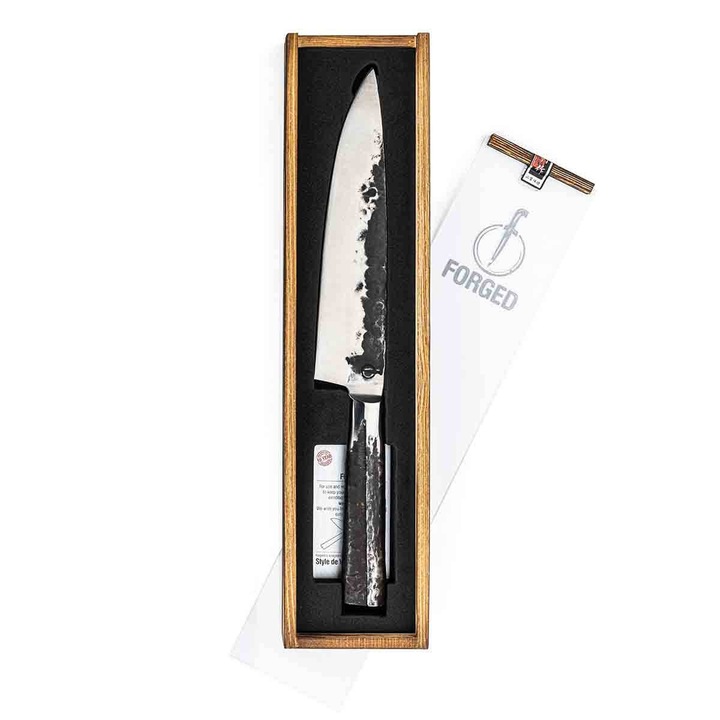 Готварски нож Style de vie Forged Intense Chef’s, кована японска стомана