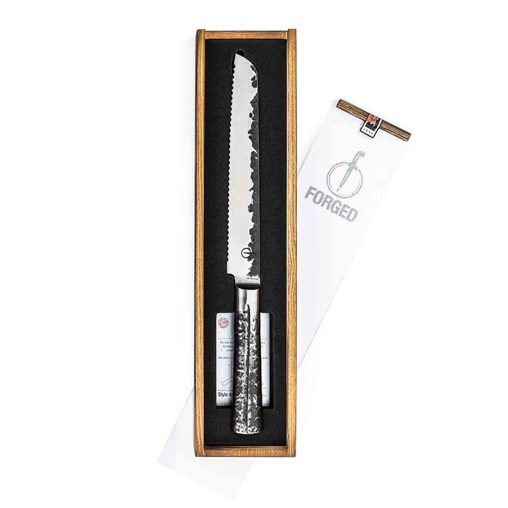 Нож за хляб Style de vie Forged Intense Bread, кована японска стомана