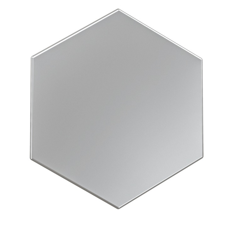 Decor perete 3D modeli Norm, Argintiu, 1 mp