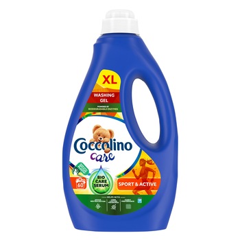 Detergent rufe Care, Coccolino, Pentru haine sport, 60 de spalari, 2.4 l