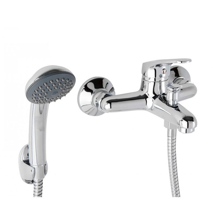 Baterie cada si dus, Diplon ST0341, Cartus ceramic 35 mm, Monocomanda, Crom