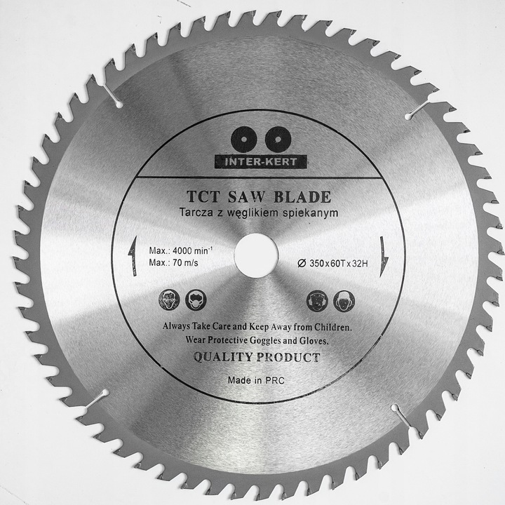 Disc pentru taiat lemn Inter-Kert, 60 dinti, 400x32 mm