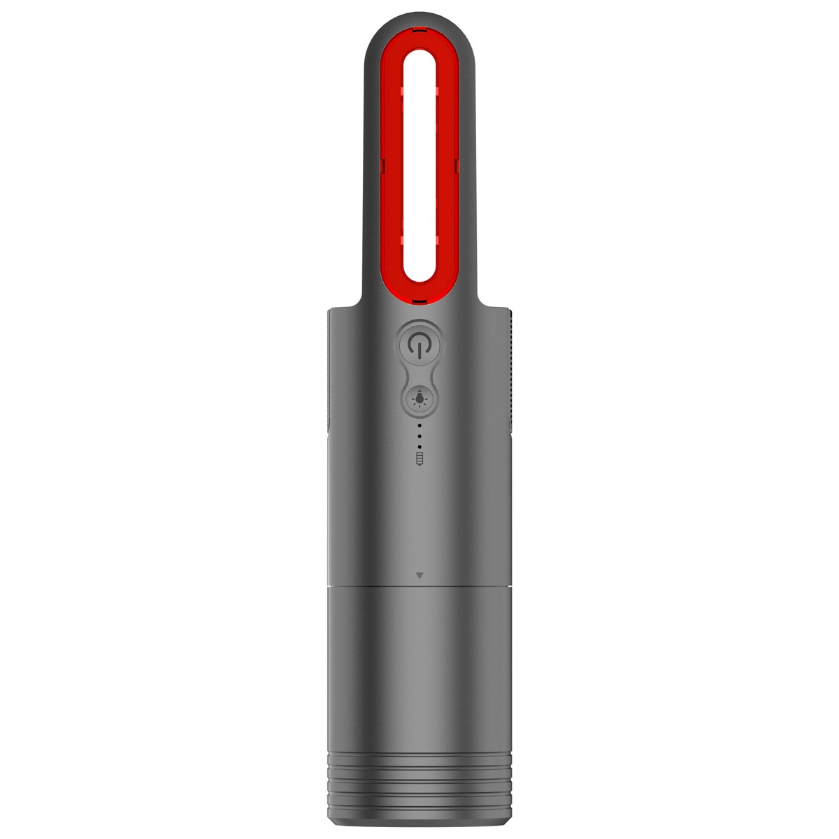 Aspirator de mână Xmart V8, lanternă LED, lumină de urgență SOS, negru