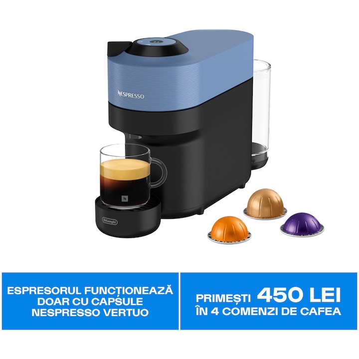 Espressor Samus Latteccino 20, 20 bari, rezervor lapte 500 ml, 6 tipuri bauturi, 1350 W, Rezervor apa 1.5 l, Sistem rapid de incalzire thermalblock, Inox/ Negru