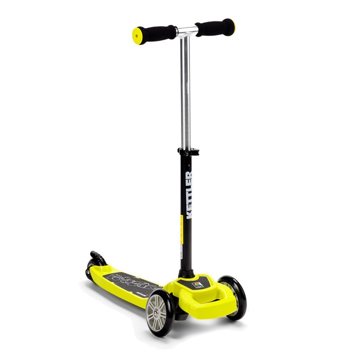 Gyerekrobogó, Kettler, Alumínium, 2 év+, Hátsó fék, Sárga/Fekete