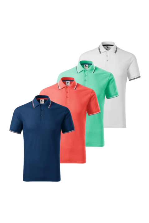 4 db-os férfi póló szett, Multicolor, 232 FOCUS-4, Többszínű