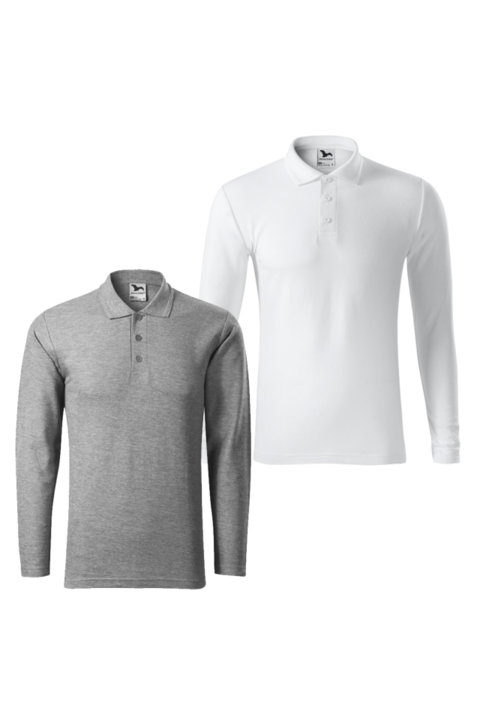2 db-os férfi póló szett, Többszínű, 221 PIQUE POLO LS-2, Többszínű