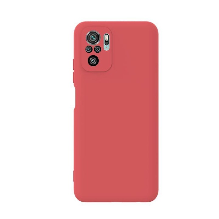 Силиконов калъф Lemontti Soft Slim съвместим с Xiaomi Redmi Note 10s 4G, Santa Red