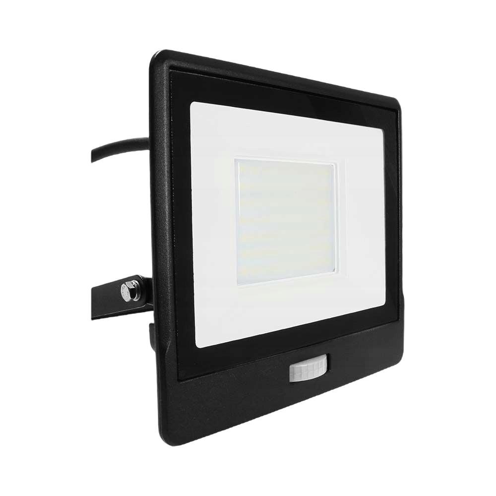 Proiector Led Vtac Proiector LED, V-TAC, 50W, 4000lm, 4000K, IP65, Negru - eMAG.ro