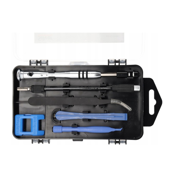 Set 110 piese, cap surubelnita de precizie, biti, Silver