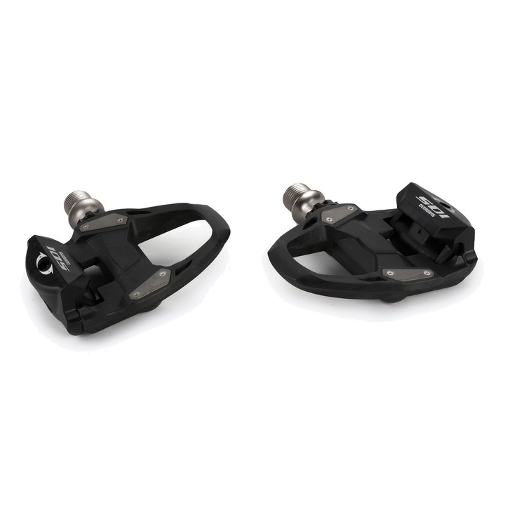 Комплект 2 педала за велосипед, Shimano, Шосейни, Черни