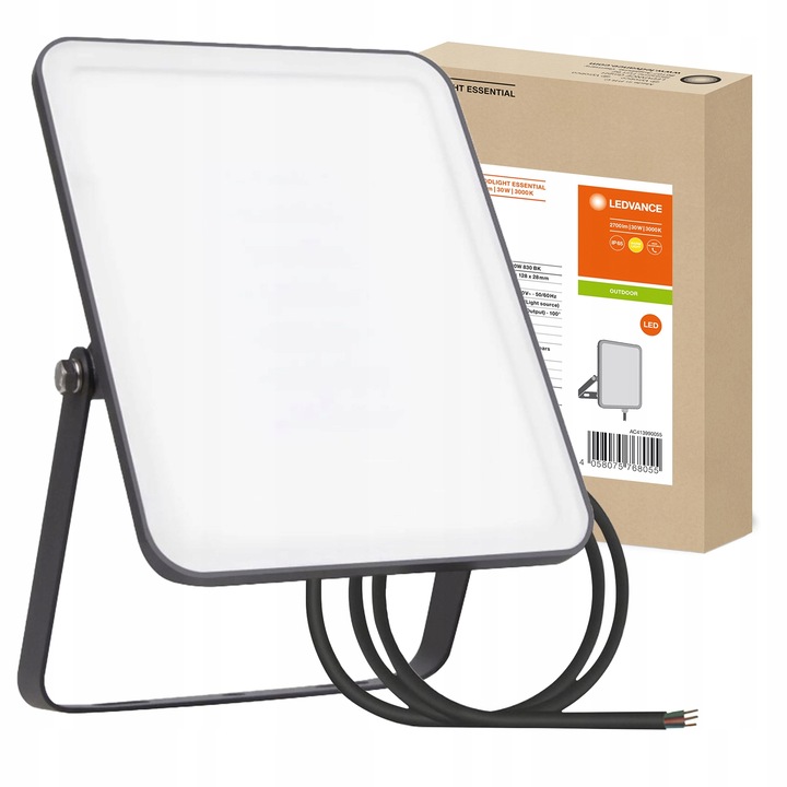 LED projektor, LEDVANCE, 30W, IP65, fekete