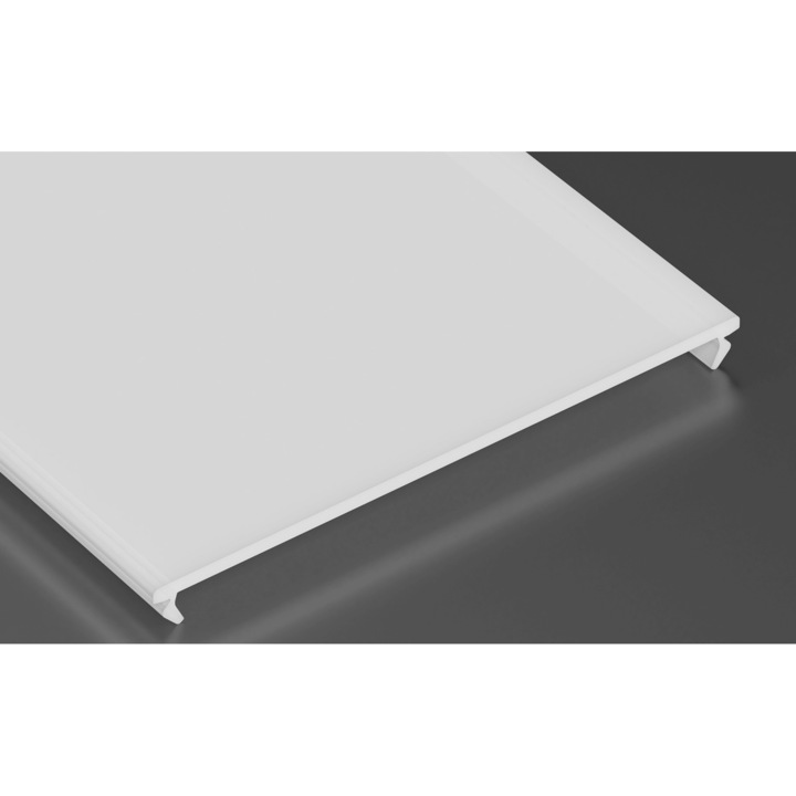 Светодиоден профил, Superwide, 2m, PMMA, бял