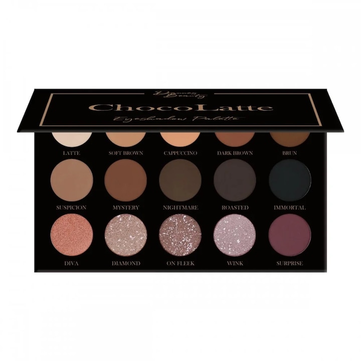 Paleta de farduri Dannes beauty, ChocoLatte, 25g
