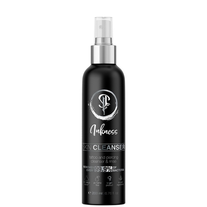 Solutie antiseptica pentru tatuaj si piercing - INKNESS® Skin Cleanser 200 ml
