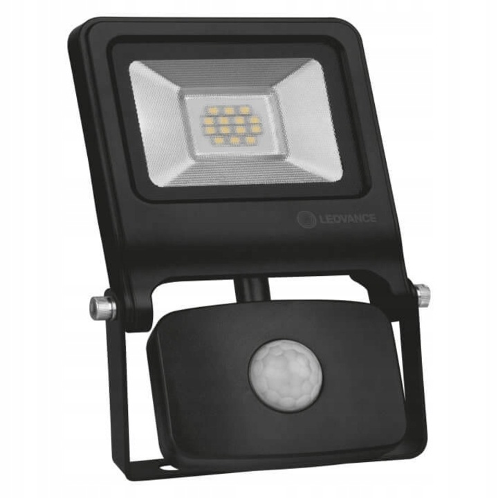 LED прожектор, LEDVANCE, 10W, 800lm, 4000K, черен