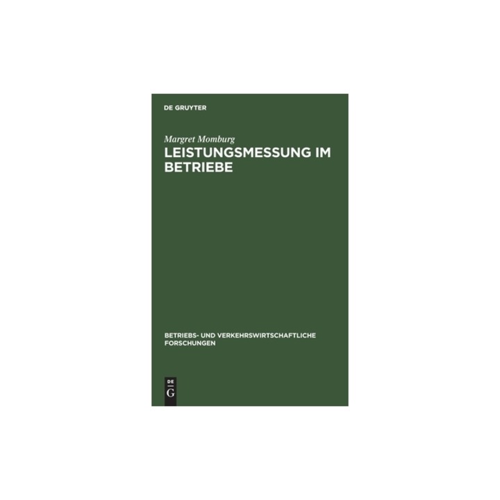 Leistungsmessung im Betriebe, Margret Momburg