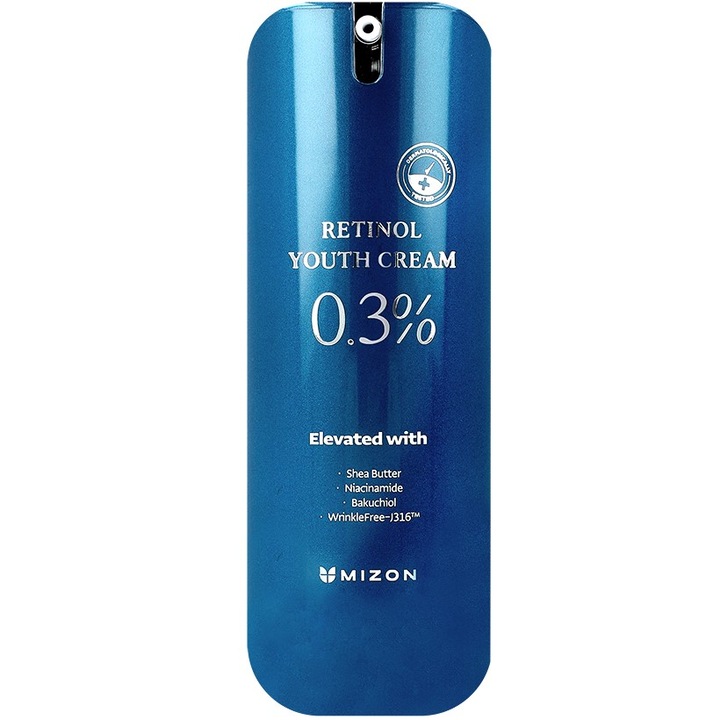 Корейски крем против бръчки с ретинол, бакухиол и пептиди, Mizon Retinol YOUTH Cream 26g