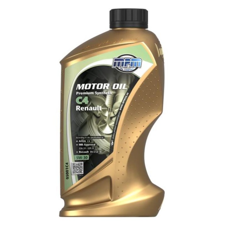 Ulei motor MPM Pr.Syn.ACEA C4 Renault 5W30, 1 l