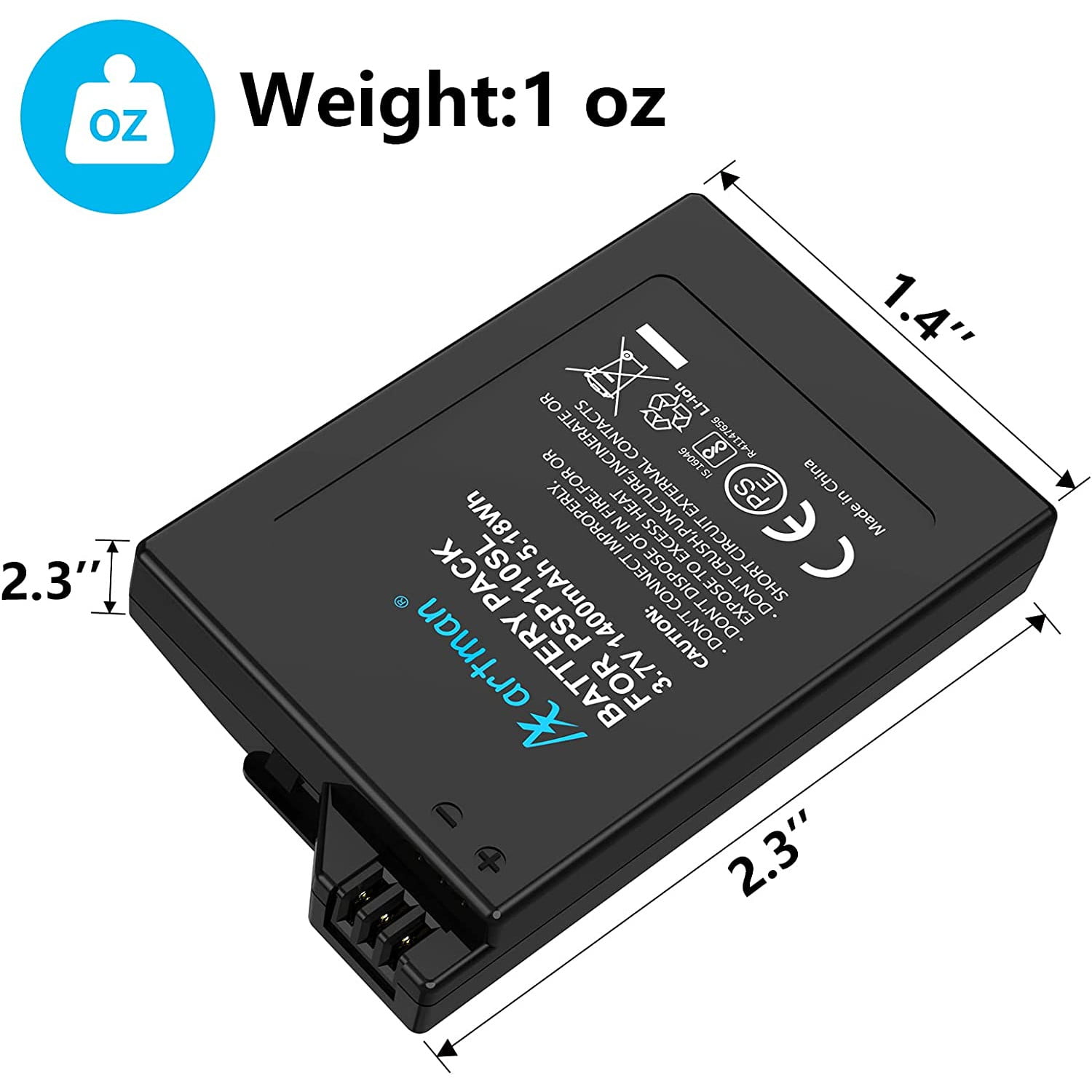 2400mAh PSP-3000 PSP-S110 Gamepad Battery/Charger for Sony PSP-2000 PSP