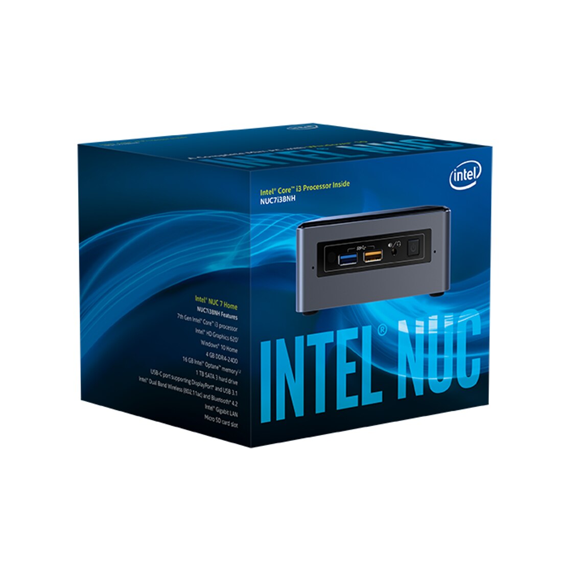 Mini PC Intel® NUC Barebone Baby Canyon NUC7I3BNH cu procesor