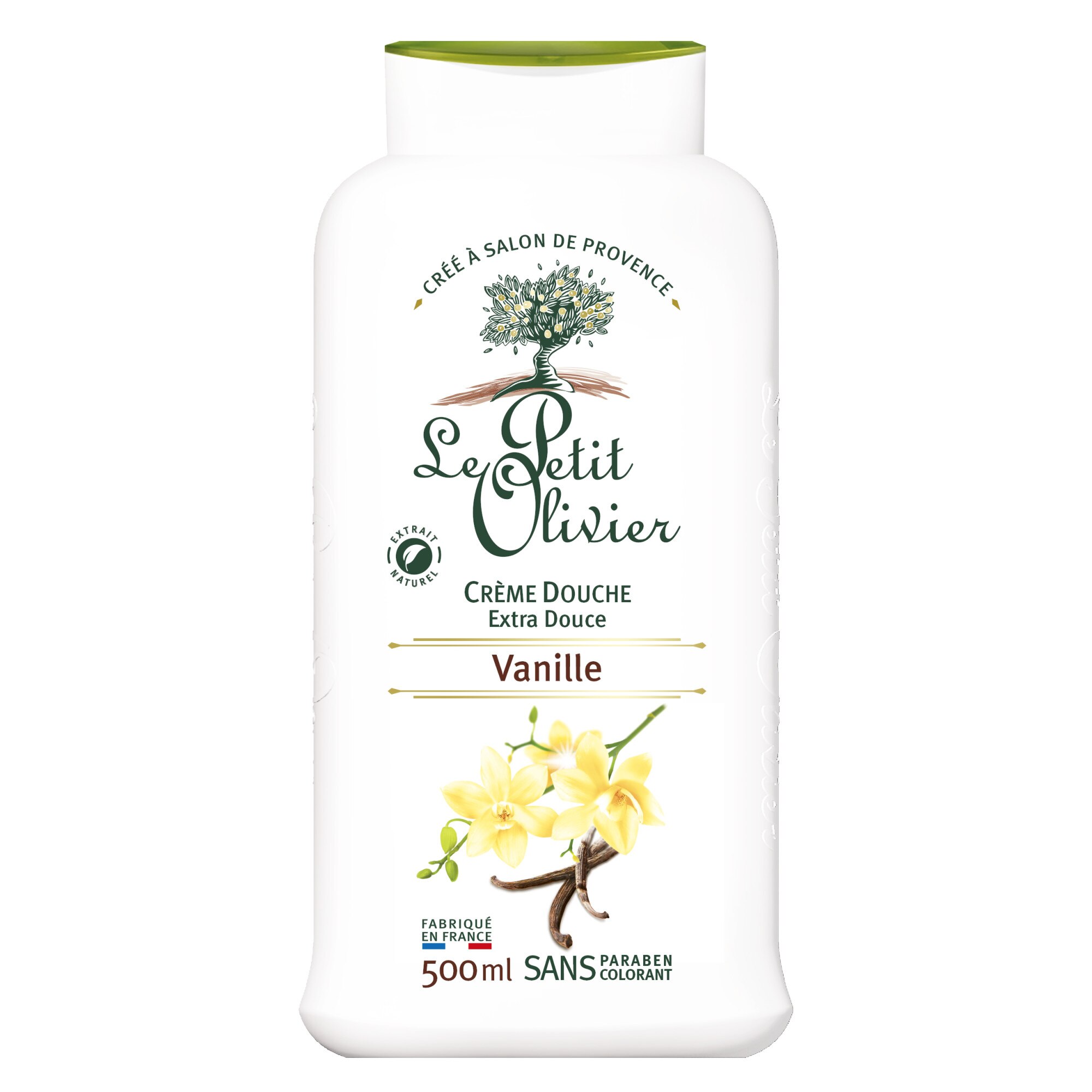 Gel de dus crema vanilie, 500 ml, Le Petit Olivier
