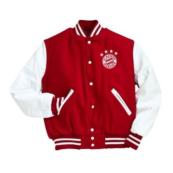 Geaca Bayern Munchen rosu/alb Geaca Bayern Munchen rosu/alb