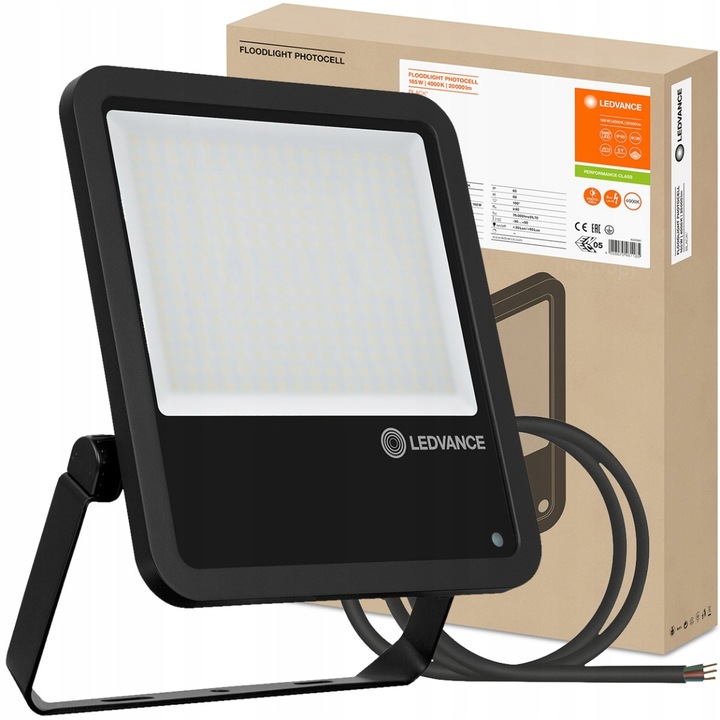LED прожектор, LEDVANCE, Сензор, 165W, 4000K, Черен