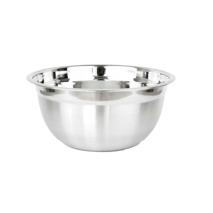 Konyhai edény, rozsdamentes acél tál, átmérő 26 cm, Kinghoff