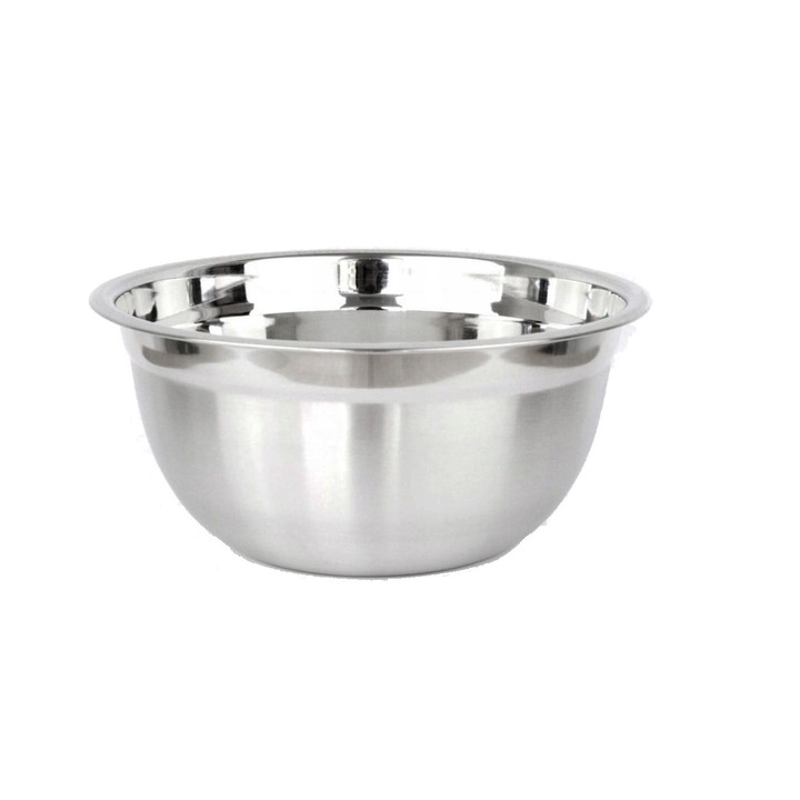 Konyhai edény, rozsdamentes acél tál, átmérő 24 cm, Kinghoff