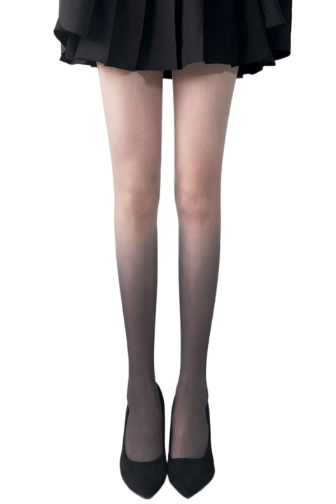 Dres transparent cu talie inalta DR03 74649, Alb/Negru, S-M