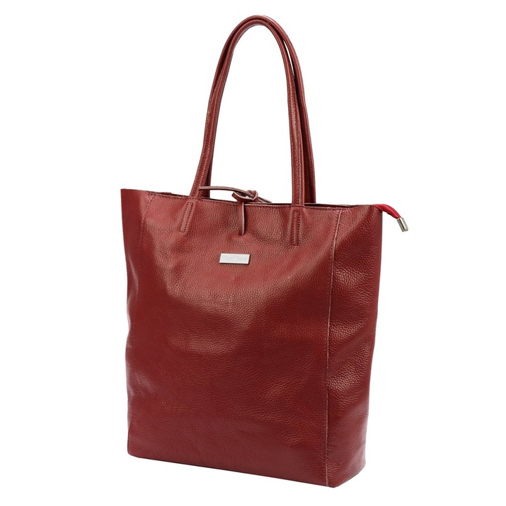 Geanta dama, MiaMore, Piele naturala, 40 x 38 x 13wqfwqd