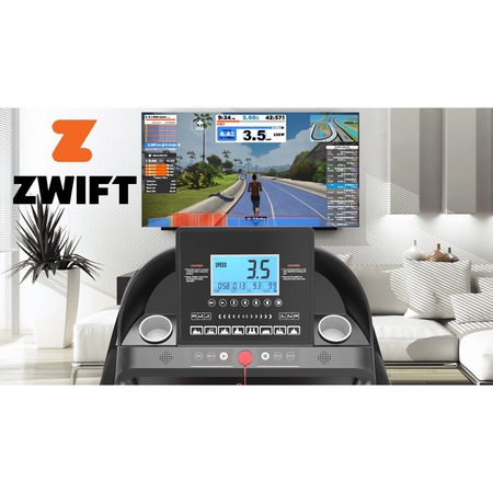 Banda de alergat electrica Bodyfit Z6500, motor de 3.0 CP, viteza maxim 16 km/h, greutate suportata 130 kg