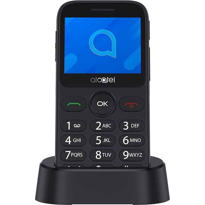 Мобилен телефон Alcatel 2020x, Single Sim, сребрист