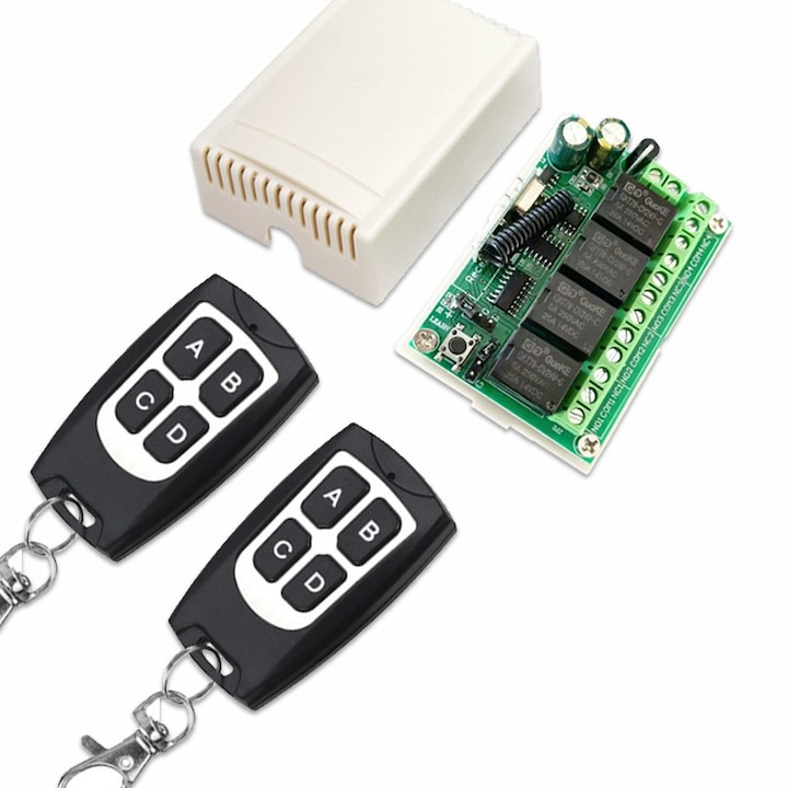 Реле с дистанционно в кутия, Elektroweb, 433 Mhz, 12 - 24 V